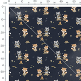 Tissu - Animaux jouant de la musique