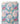 Tissu - Coquillages multicolores sur fond 2