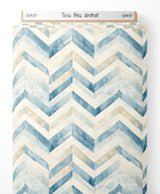 Tissu - Bleu abstrait