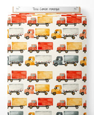 Tissu - Camion remorque
