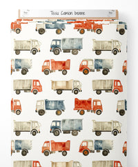 Tissu - Camion benne