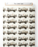 Tissu - Camion toupie