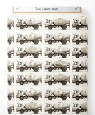 Tissu - Camion toupie