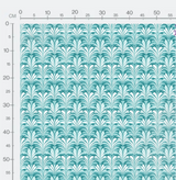 Tissu - Art deco bleu 1