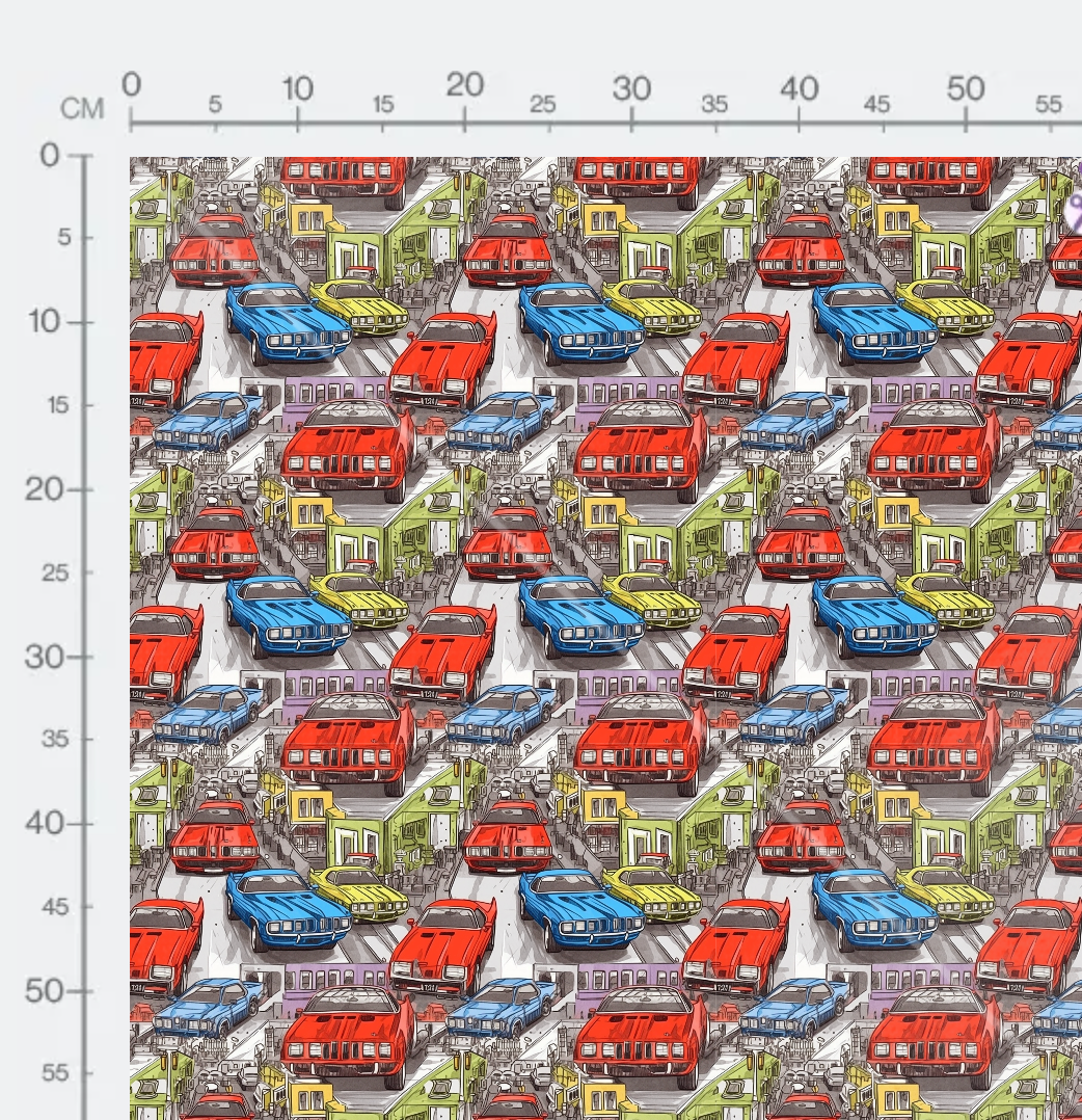 Tissu - Muscle car 3