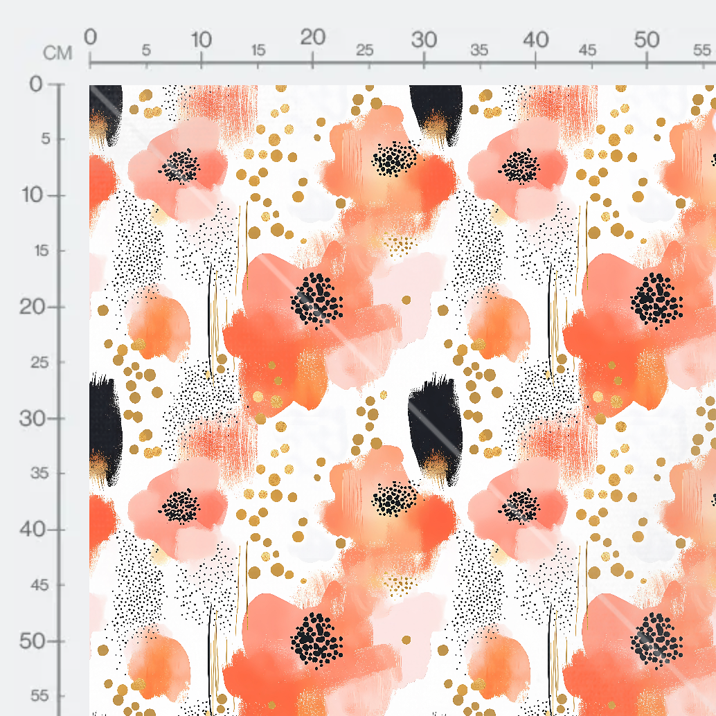 Tissu - water flowers 1