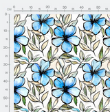 Tissu - water flowers 3
