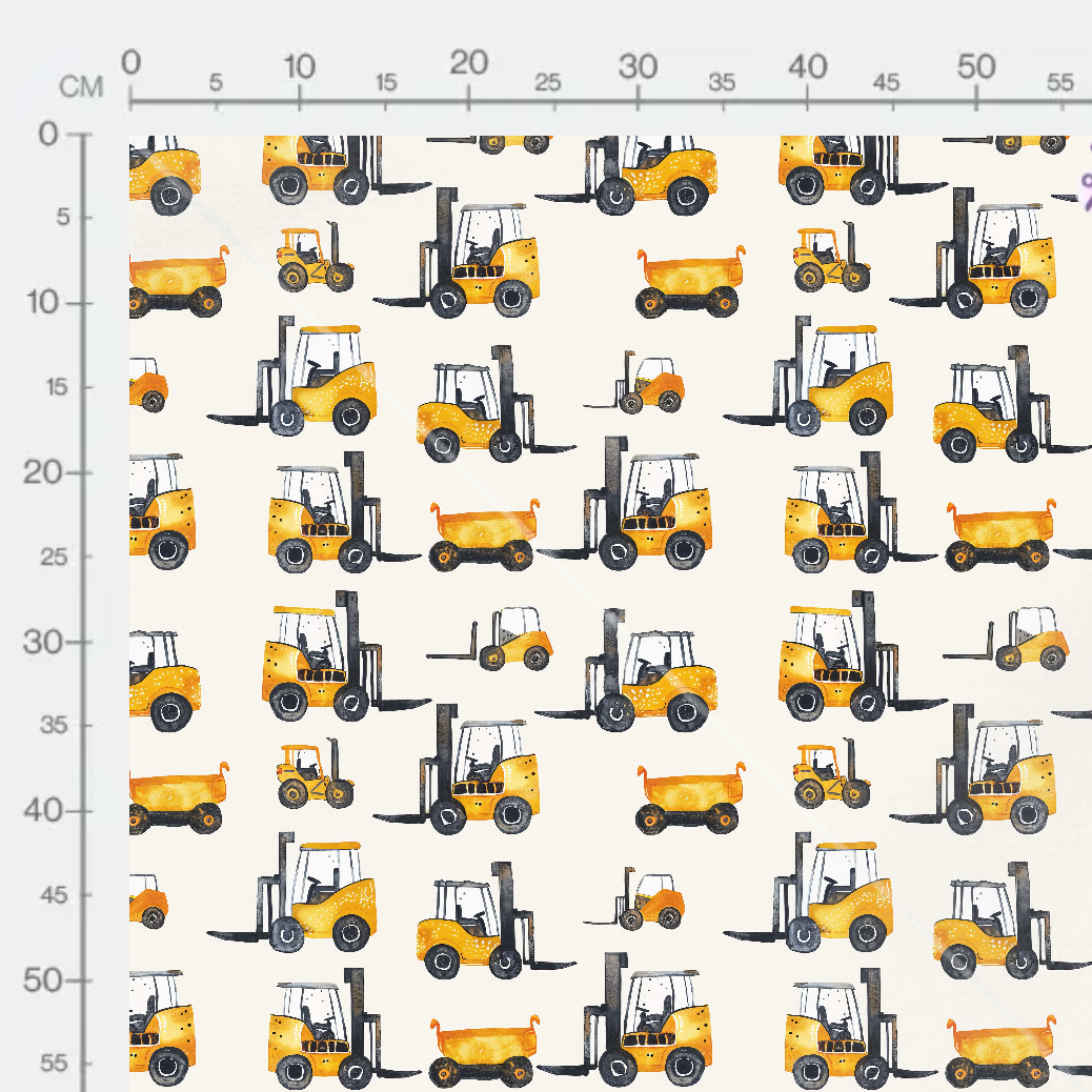 Tissu - Chariot élévateur