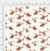 Tissu - Hélicoptère