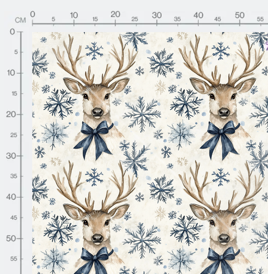 Tissu - Snowflake winter 3