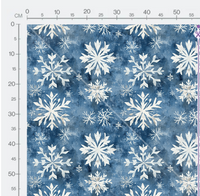 Tissu - Snowflake winter 5