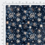 Tissu - Snowflake winter 6