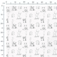 Tissu - Forêt dessin