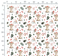 Tissu - Forêt de Noël