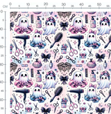 Tissu - Fantômes coiffeurs kawaii