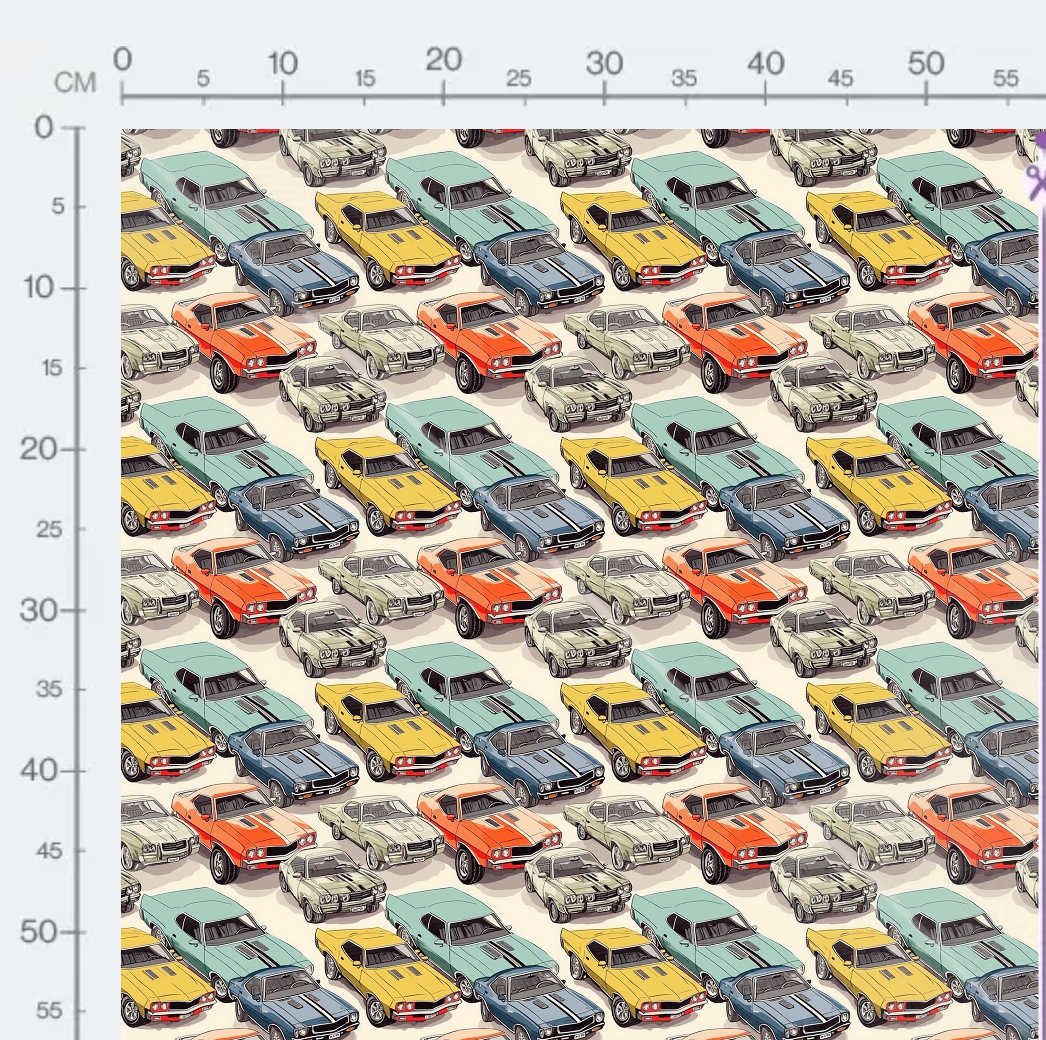 Tissu - Muscle car 1