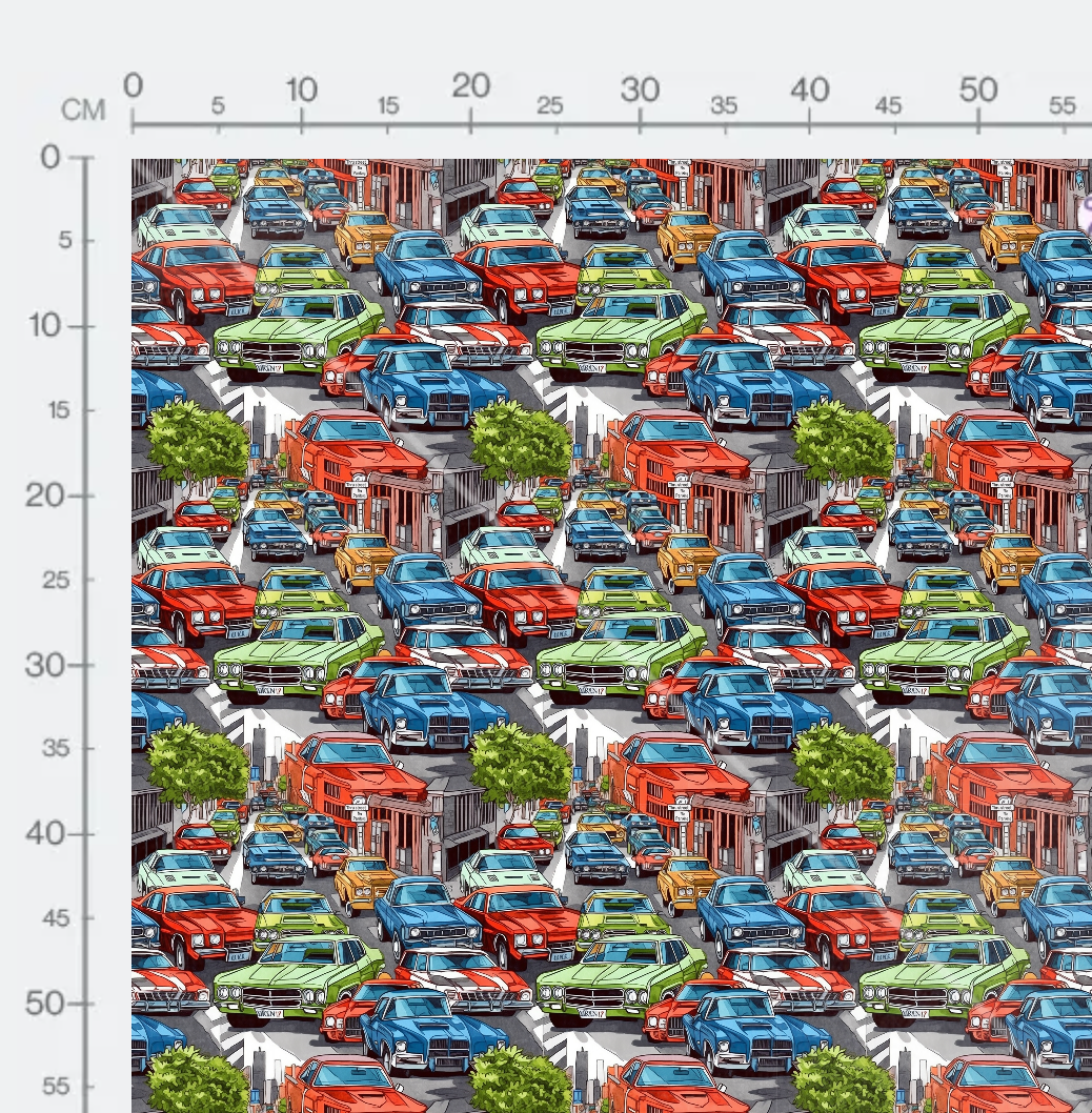 Tissu - Muscle car 2