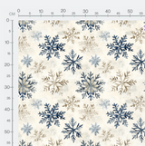 Tissu - Snowflake winter 4