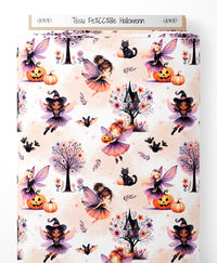 Tissu - Fée halloween