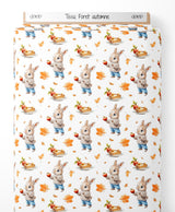 Tissu - Forêt automne