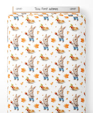 Tissu - Forêt automne