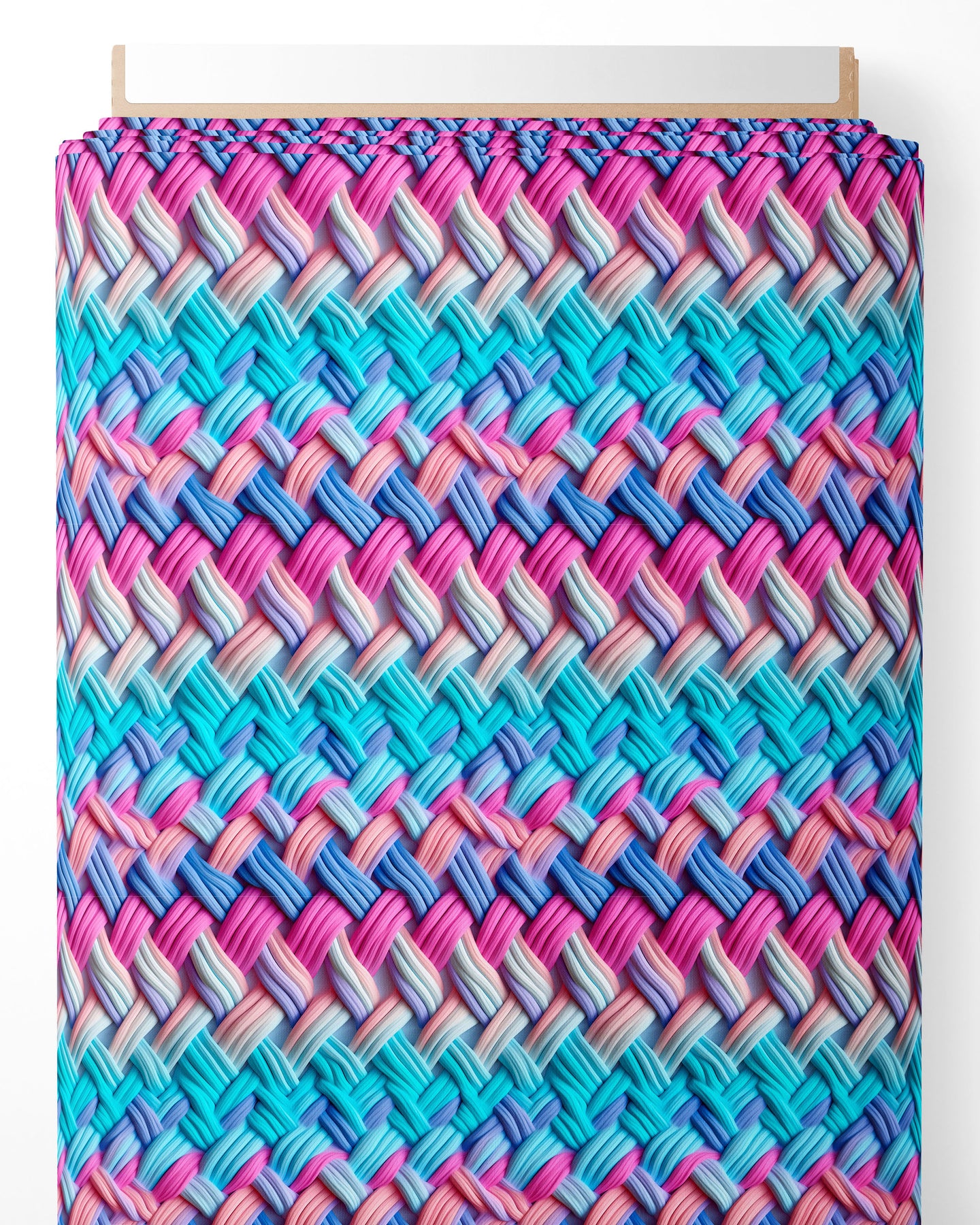 Tissu - 3D Tricot multicolor