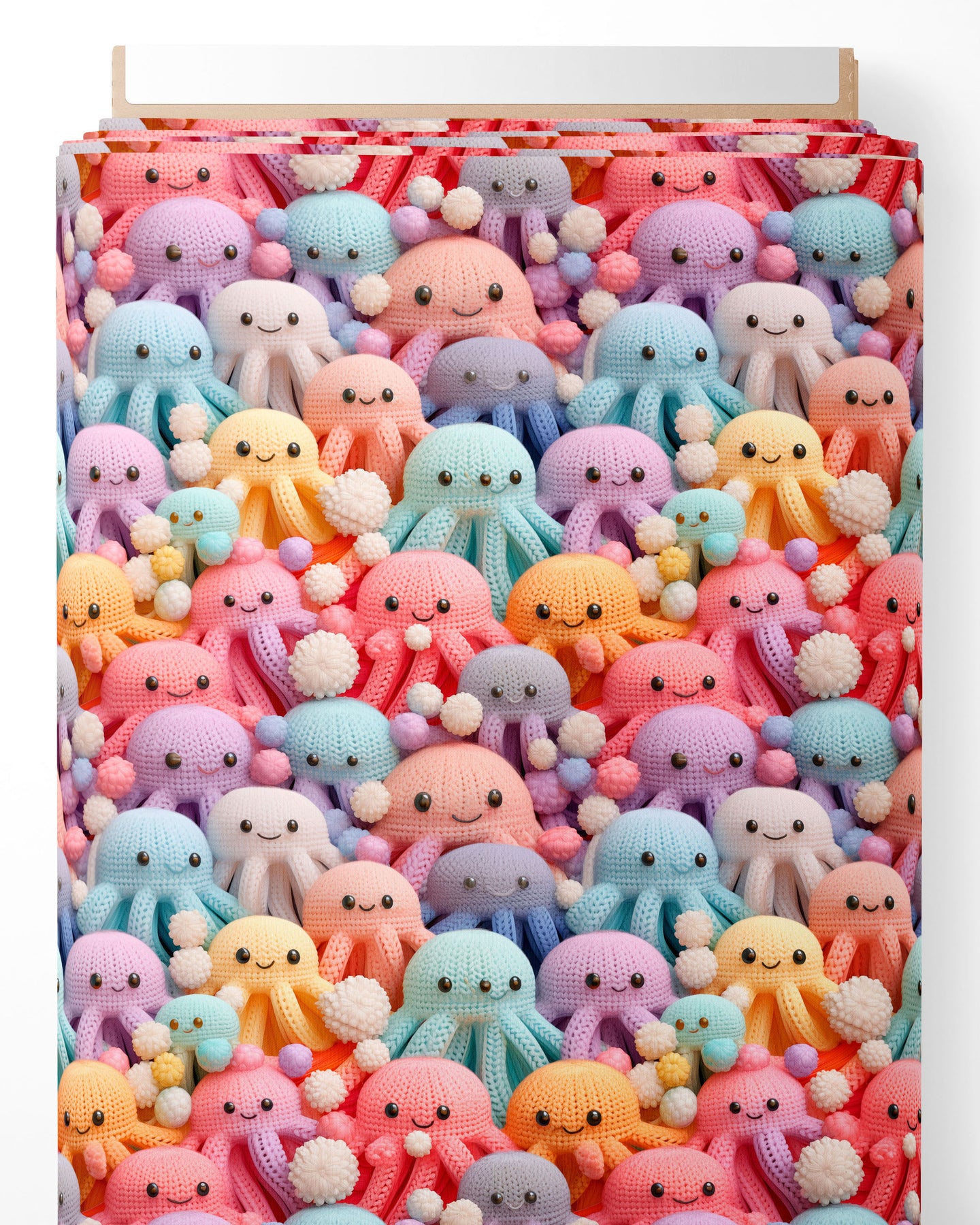 Tissu - 3D Tricot pieuvre