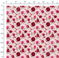 Tissu - 3D fleurs broderie