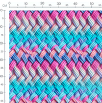 Tissu - 3D Tricot multicolor