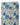Tissu - 3D Papillon bleu or