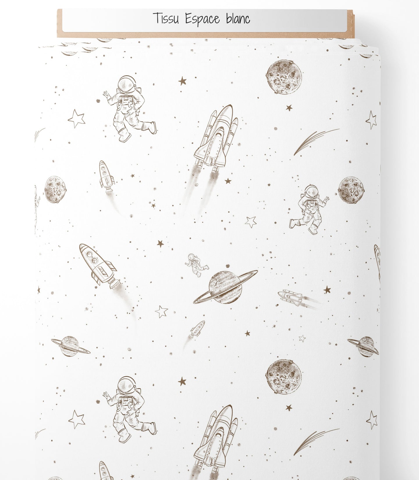 Tissu - Espace blanc