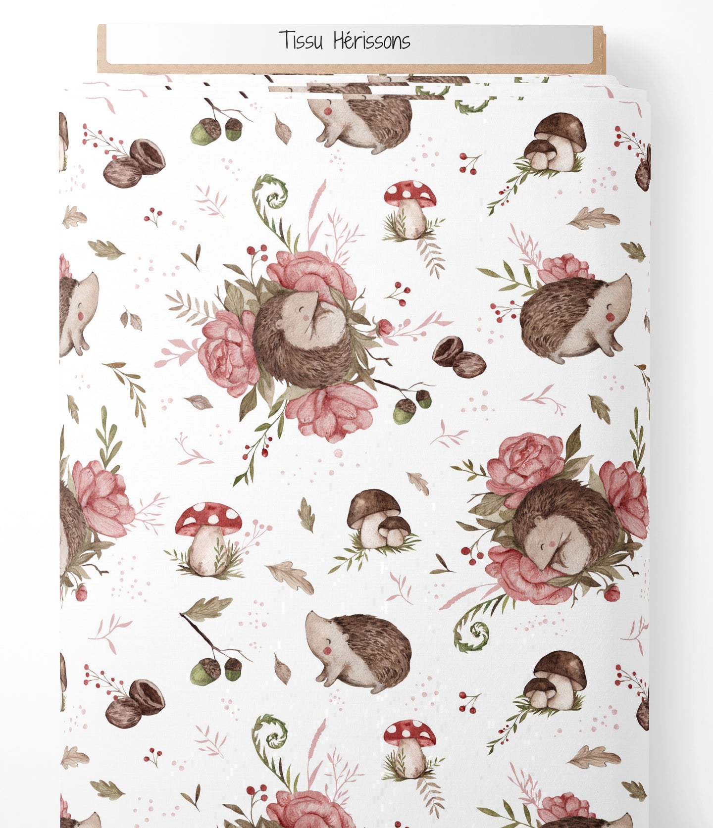 Tissu - Hérissons