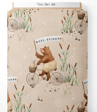 Tissu - Ours vélo