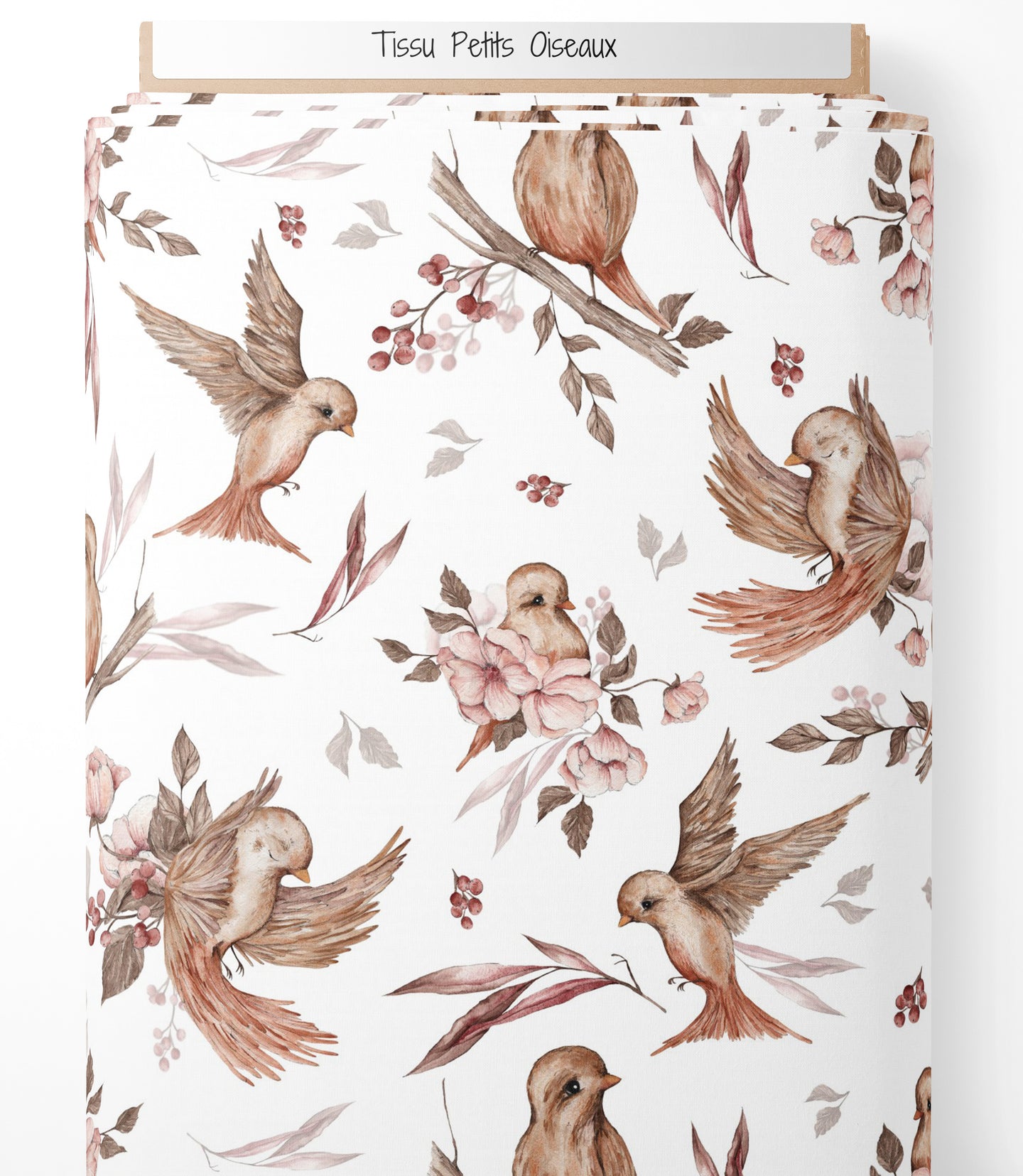 Tissu - Petits oiseaux
