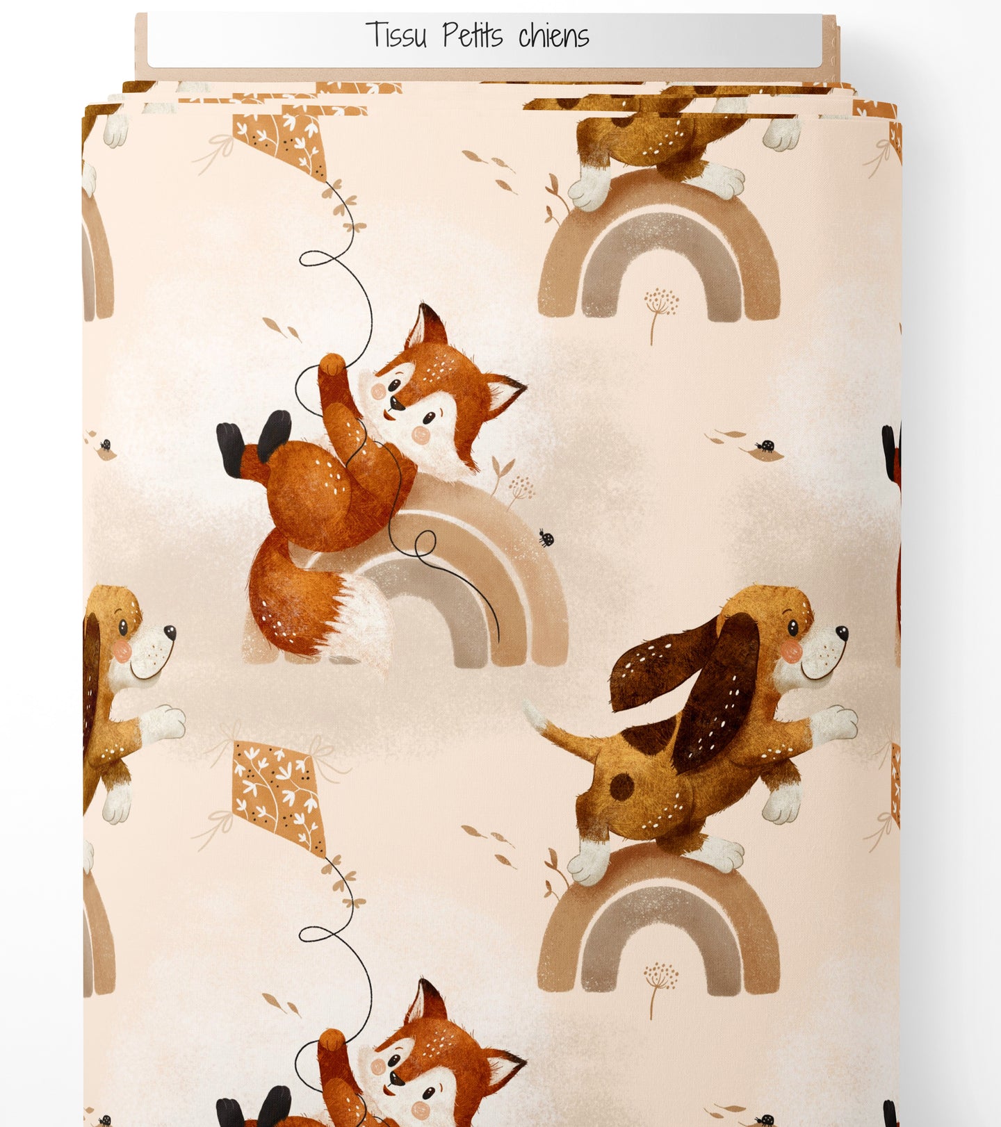 Tissu - Petits chiens