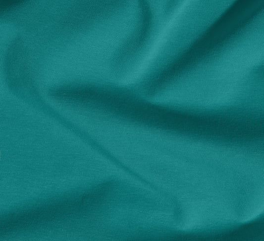 Tissu - Bleu paon