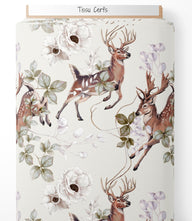 Tissu - Cerfs