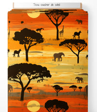 Tissu - Coucher de soleil