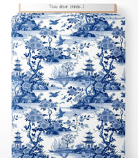 Tissu - Décor Chinois 2