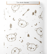 Tissu - Dessin d'oursons