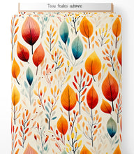 Tissu - Feuilles automne
