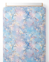 Tissu -  Fleur brillante