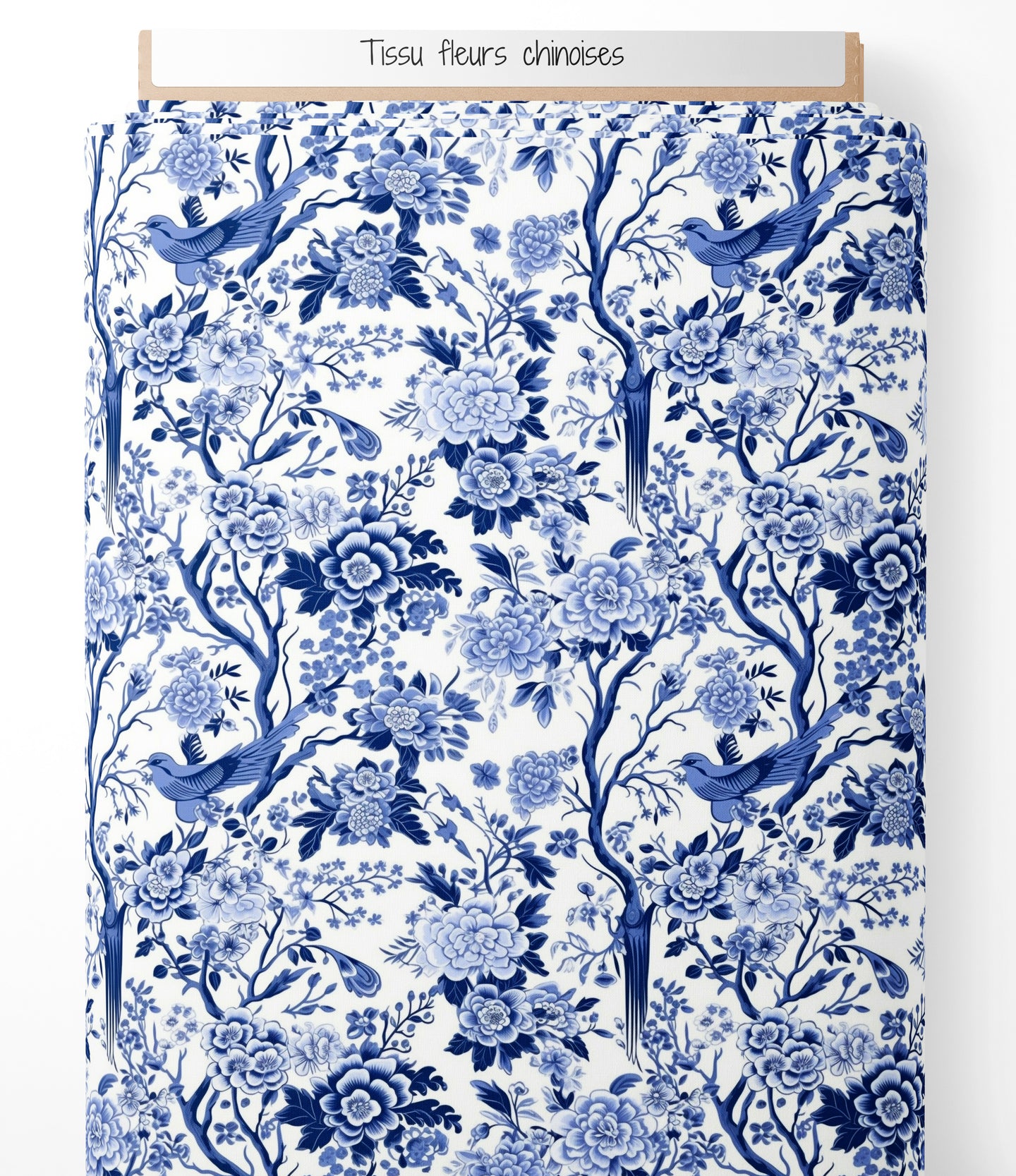 Tissu - Fleurs chinoises