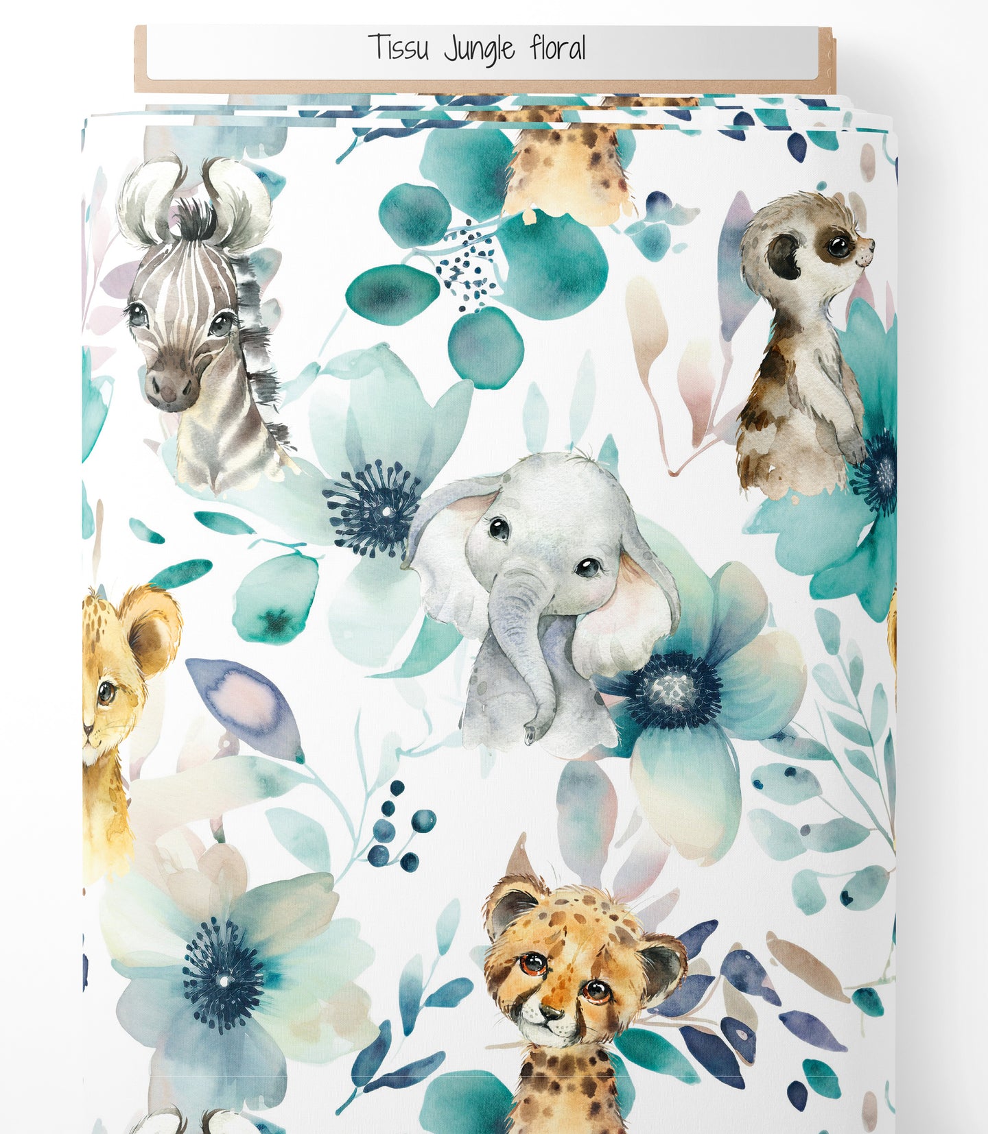 Tissu - Jungle floral