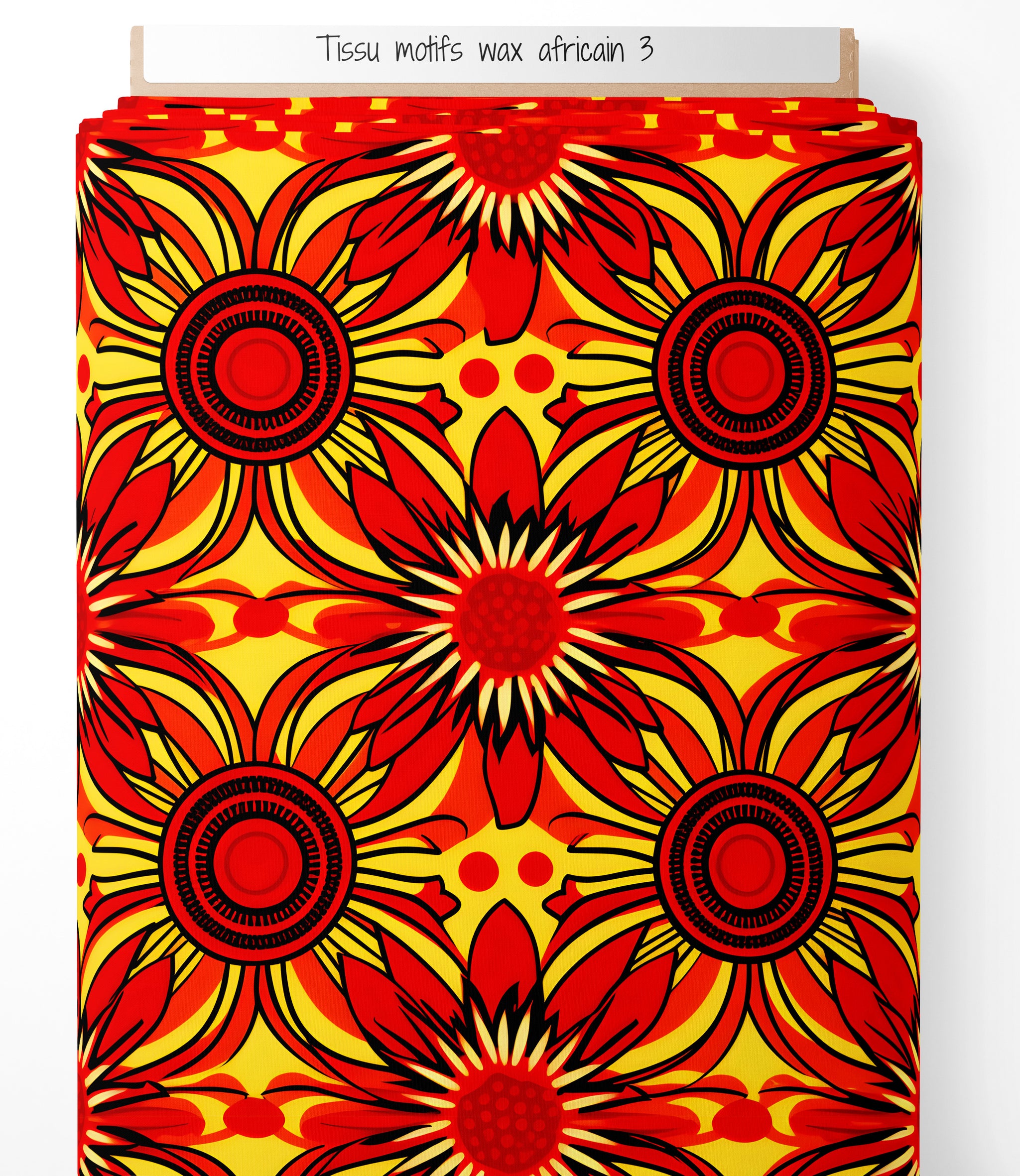 Tissu - Motif wax Africain 3