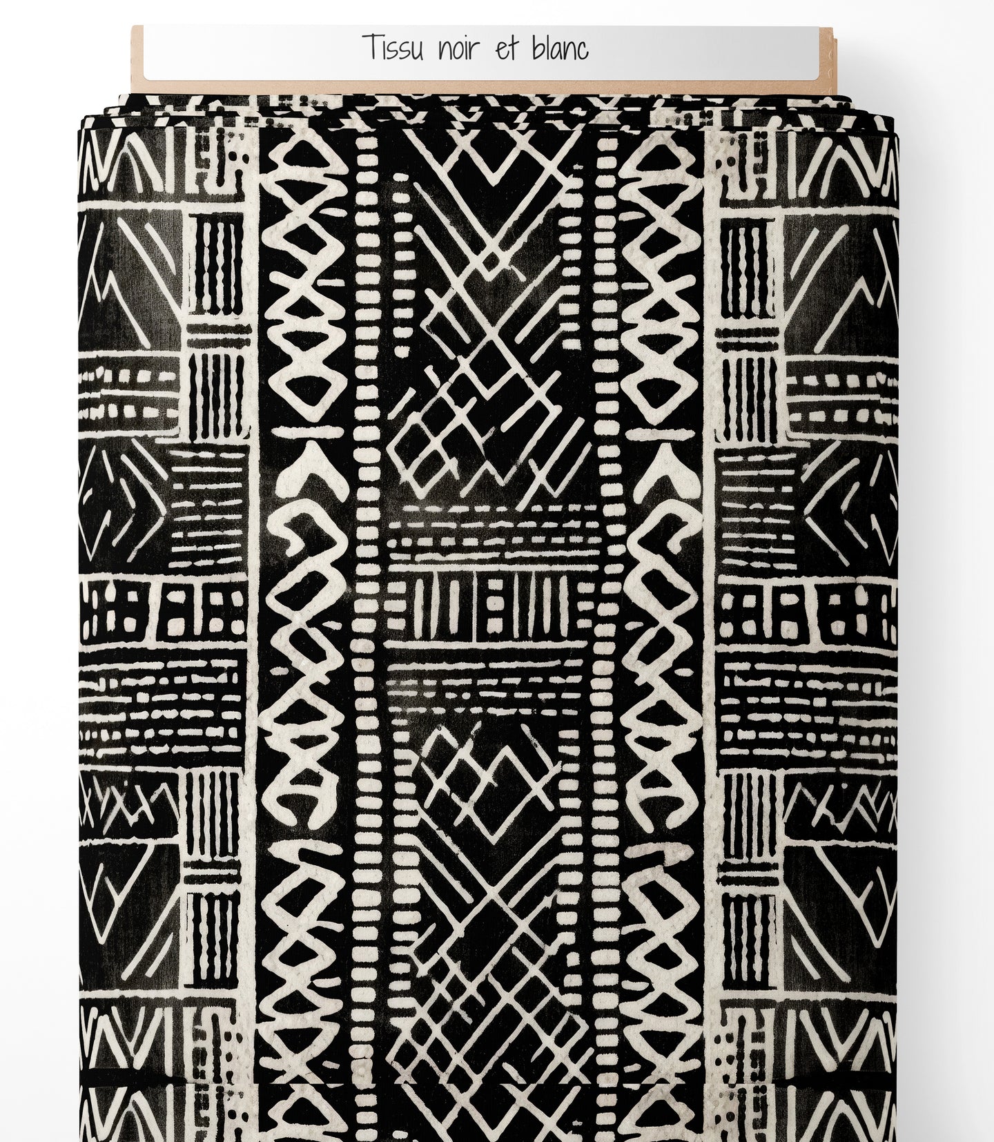 Tissu - Noir et blanc