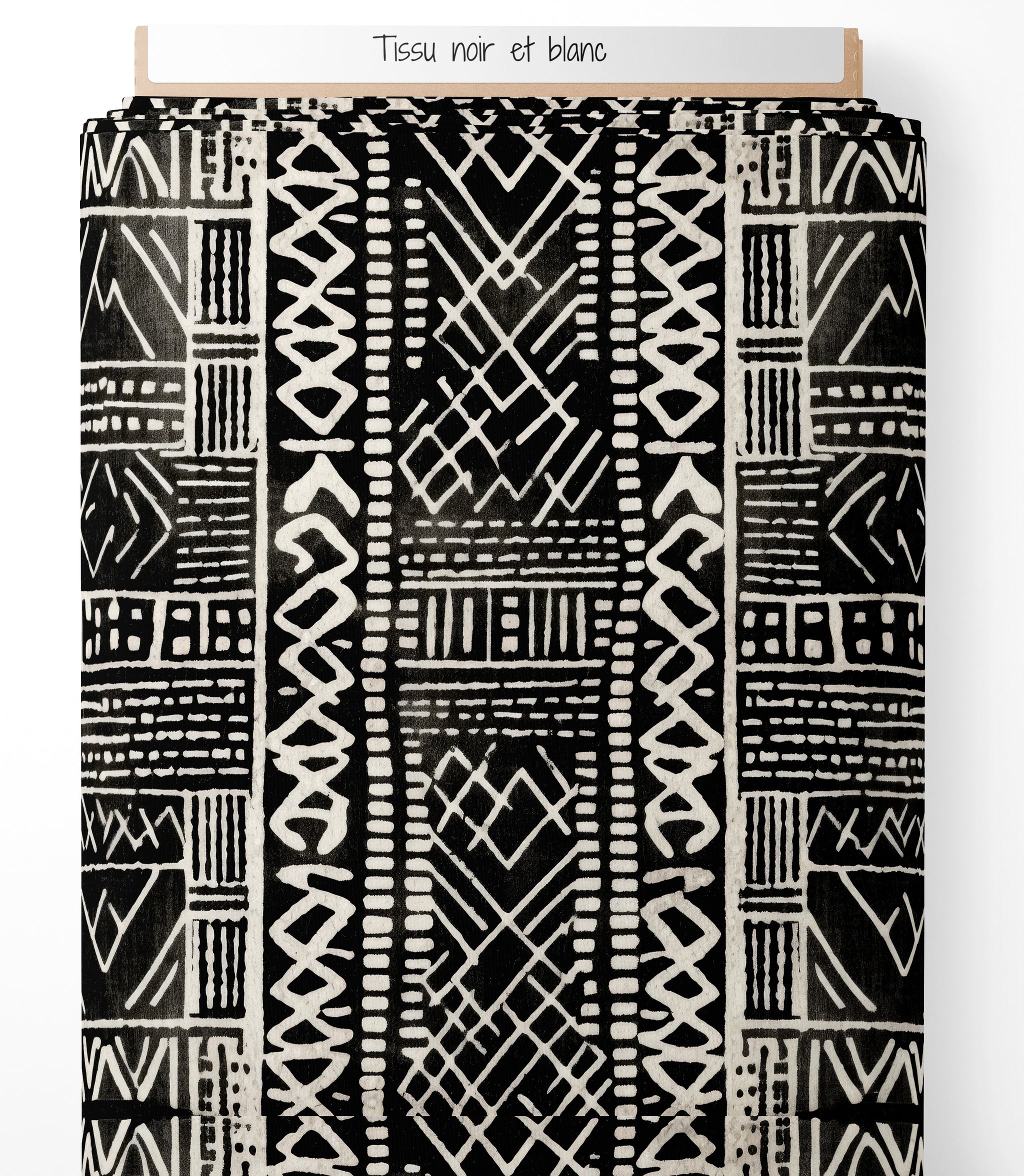 Tissu - Noir et blanc