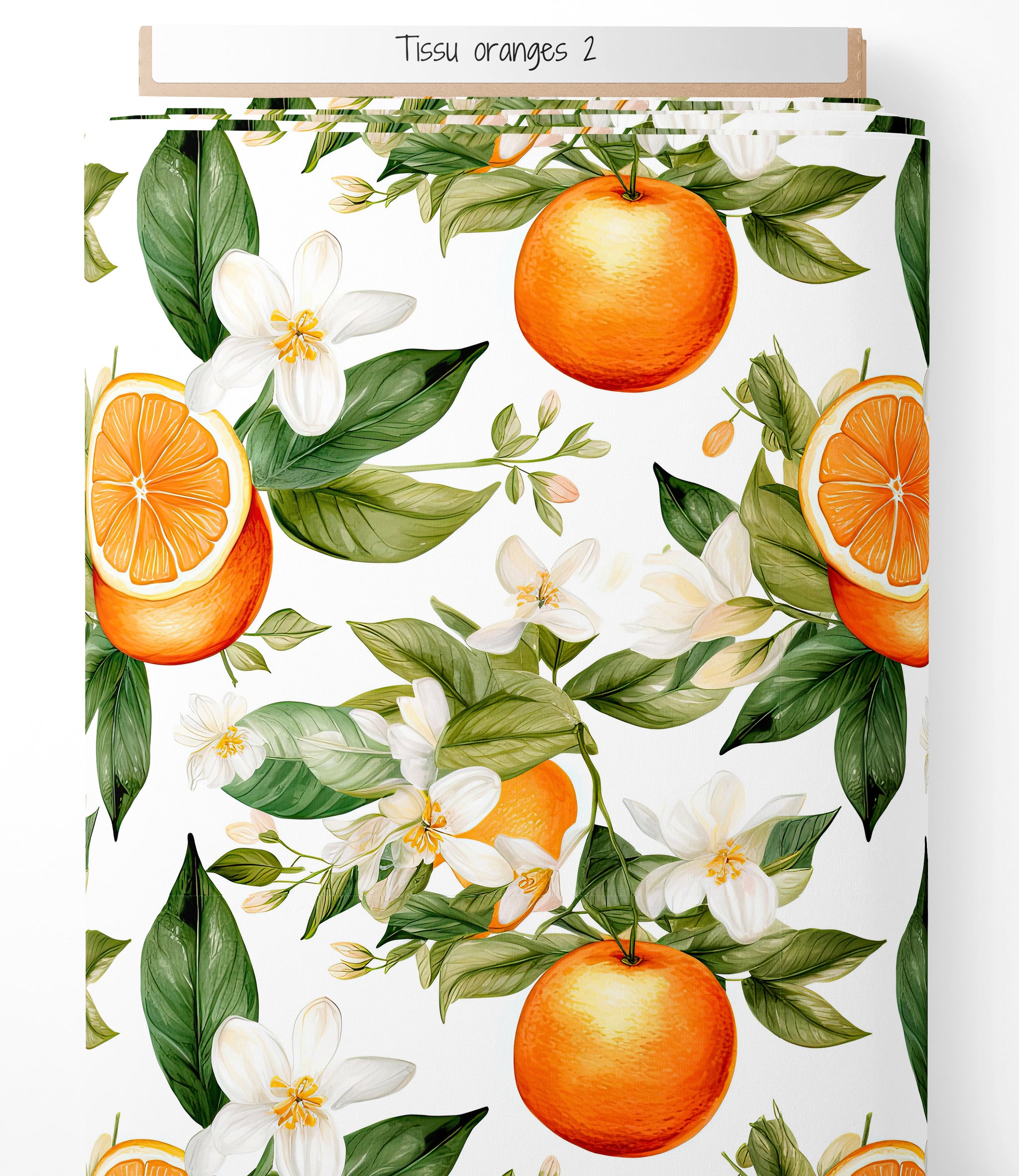 Tissu - Oranges 2