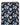 Tissu - 3D Papillon bleu or