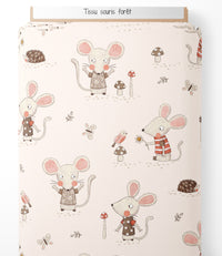 Tissu - Souris forêt